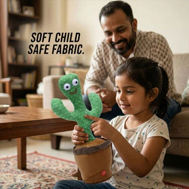 Rechargeable Dancing and Talking Cactus Toy