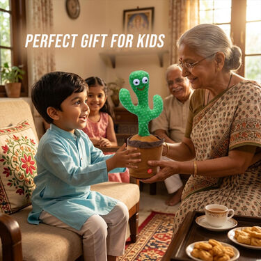 Rechargeable Dancing and Talking Cactus Toy