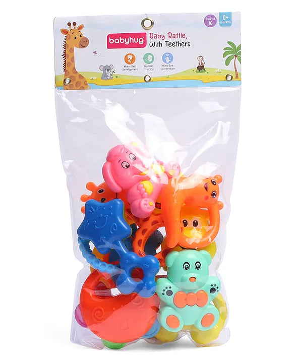 Baby Rattle & Teether Set