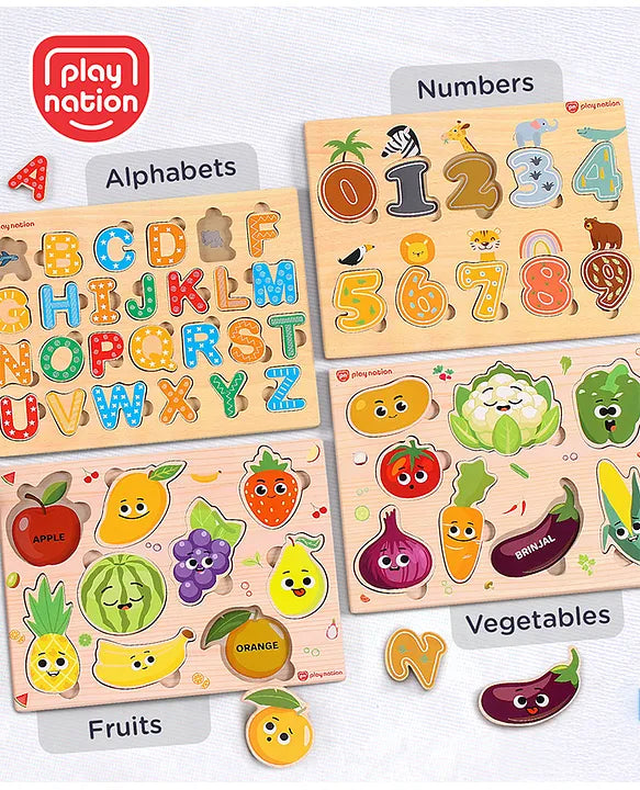 Wooden Puzzle Set