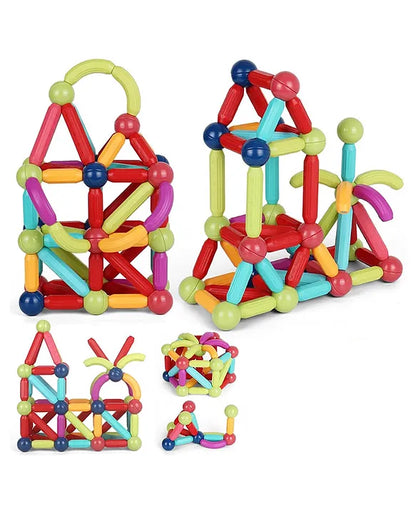 Magnetic Building Blocks – STEM Educational Construction Toy Set for Kids
