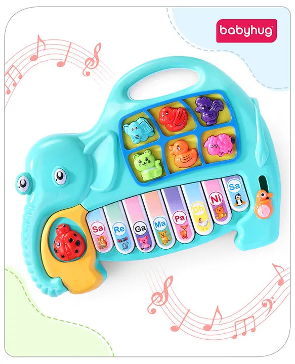 Musical Elephant Piano for Kids