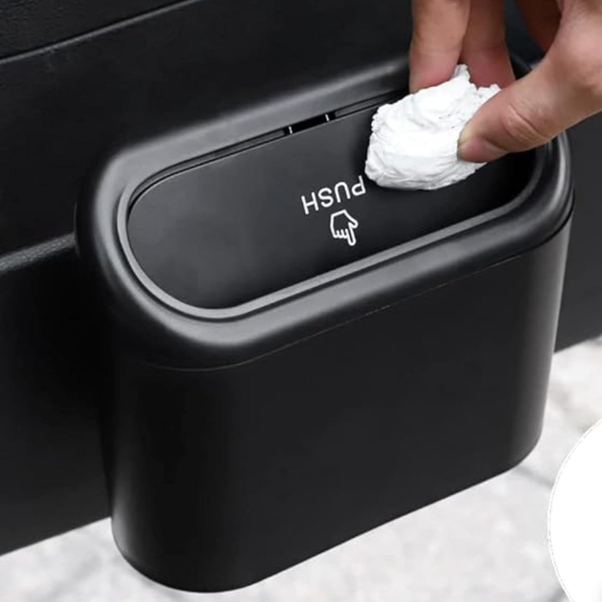 Car Trash Can with Lid – Compact & Leak-Resistant Car Garbage Bin