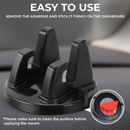 Car Phone Mount – Universal 360° Rotatable Dashboard & Air Vent Mobile Holder