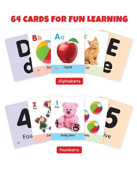 Alphabet & Number Learning Cards – Educational Flash Cards for Kids