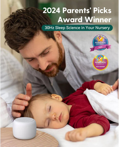 Baby White Noise Machine – Rechargeable Sleep Sound Machine with Soothing Sounds & Night Light