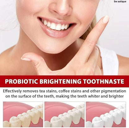 Probiotic Whitening Toothpaste – Daily Oral Care for a Brighter Smile & Fresh Breath
