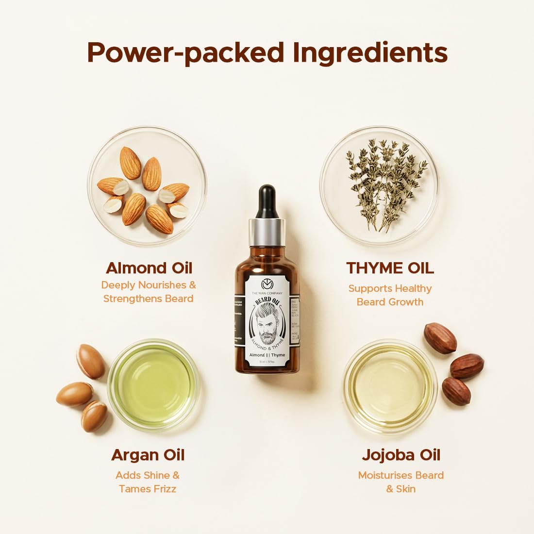 The Man Company 100% Natural Beard Oil