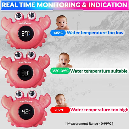 Baby Bath Thermometer – Digital Floating Water Temperature Meter for Safe Baby Bathing