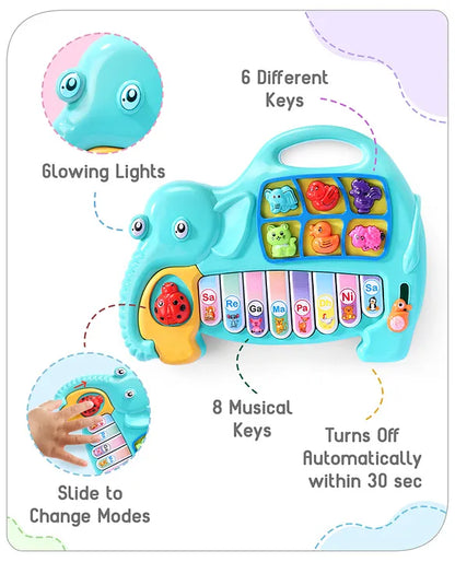 Musical Elephant Piano for Kids