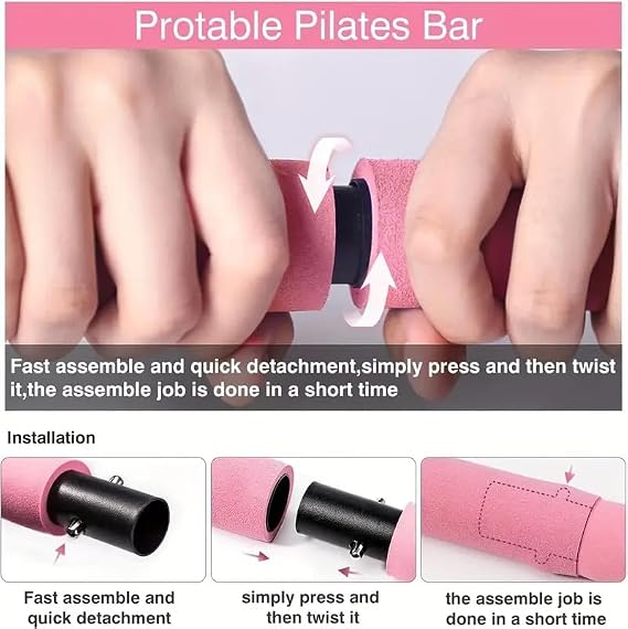 First Fit Premium Plates Stick Fitness Bar