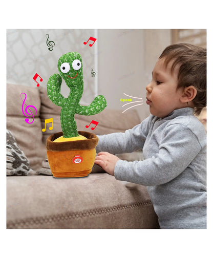 Rechargeable Dancing and Talking Cactus Toy