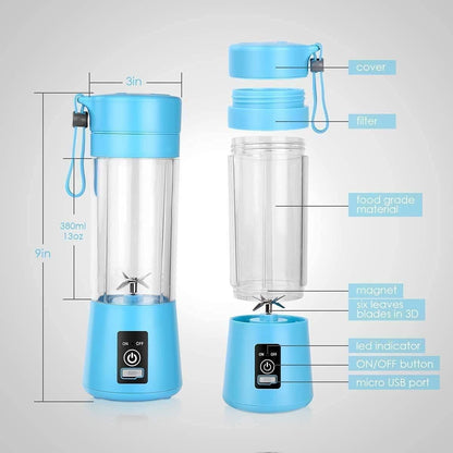 Portable Electric 6-Blade USB Juice Maker