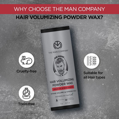 The Man Company Hair Volumizing Powder Wax for Men