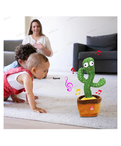 Rechargeable Dancing and Talking Cactus Toy