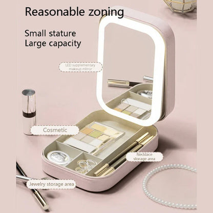 LED Makeup Mirror – Rechargeable Touch Control Vanity Mirror with Adjustable Brightness