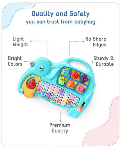 Musical Elephant Piano for Kids