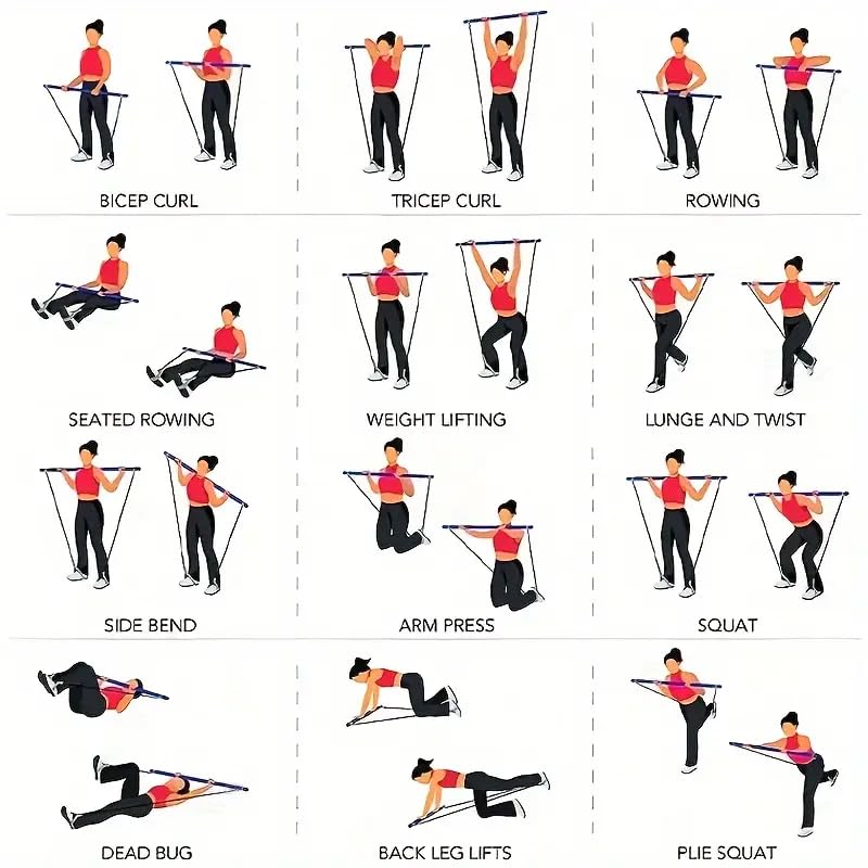 First Fit Premium Plates Stick Fitness Bar