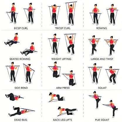 First Fit Premium Plates Stick Fitness Bar