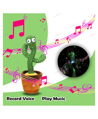 Rechargeable Dancing and Talking Cactus Toy