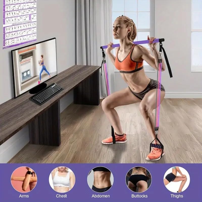 First Fit Premium Plates Stick Fitness Bar