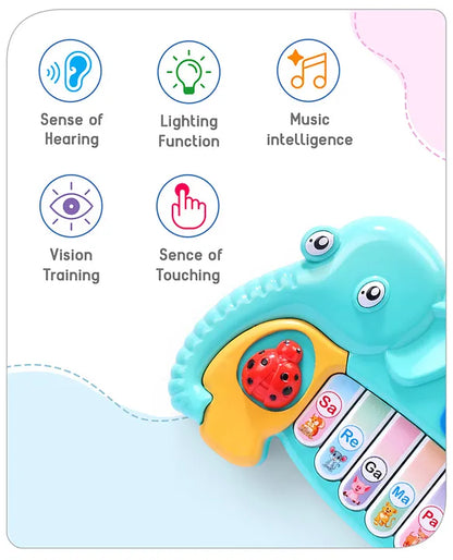 Musical Elephant Piano for Kids