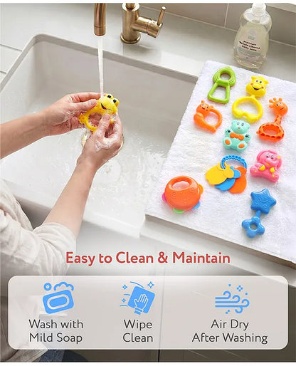 Baby Rattle & Teether Set
