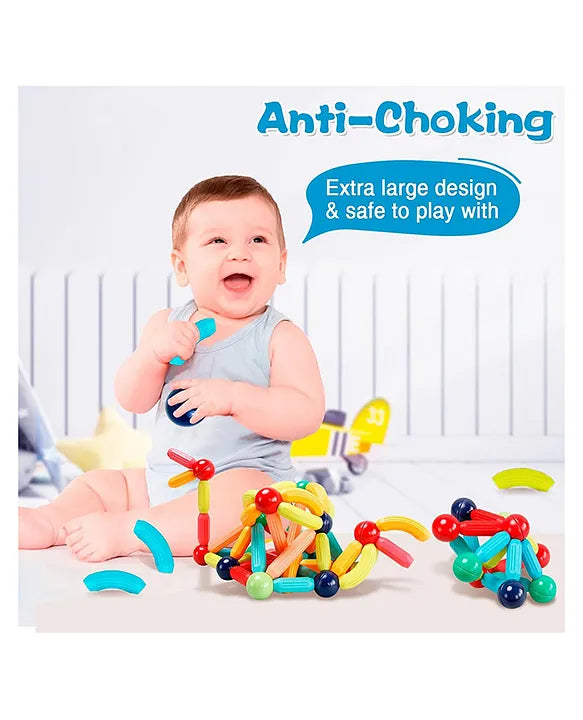 Magnetic Building Blocks – STEM Educational Construction Toy Set for Kids