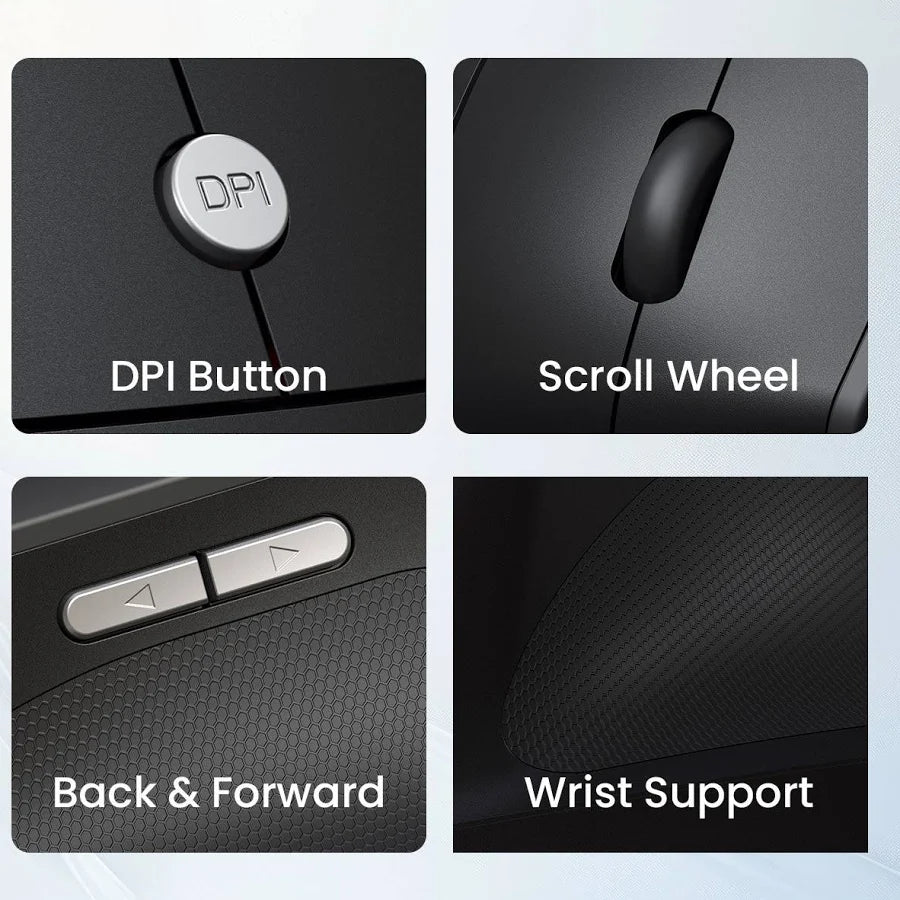 Ergonomic Wireless Mouse