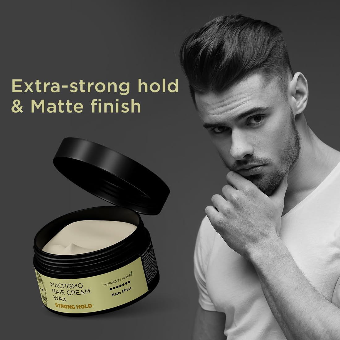 The Man Company Machismo Stronghold Hair Cream Wax for Men