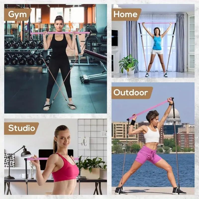 First Fit Premium Plates Stick Fitness Bar