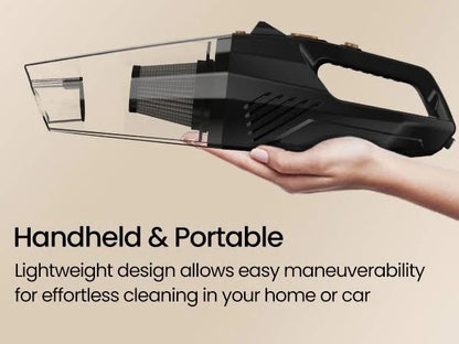 Handheld Vacuum Cleaner – Cordless Rechargeable Portable Vacuum for Home, Car & Office