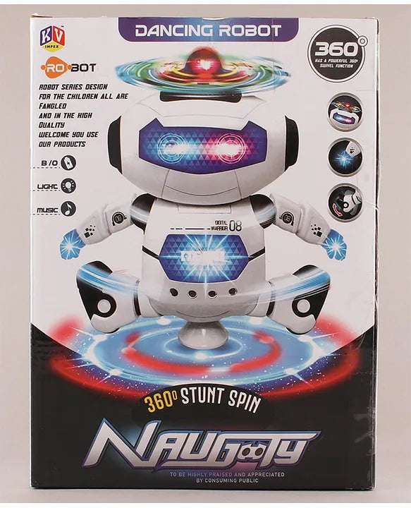 Dancing Robot – Interactive Musical Dancing Toy with Lights & Sound for Kids